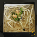 F - Corsage / Boutonier para pecho de Mini Rosas Rosadas