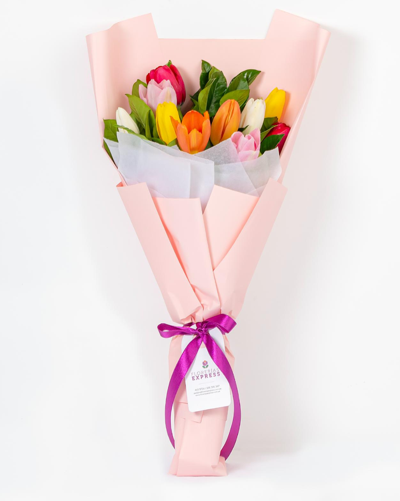 B3 - Ramo Colorful - 10 Tulips