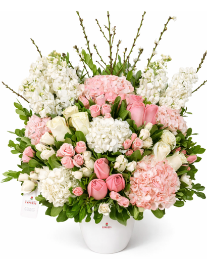 Pink &amp; white