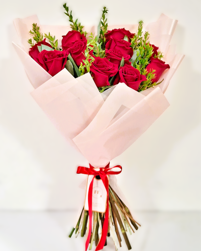 Ramo 12 rosas rojas
