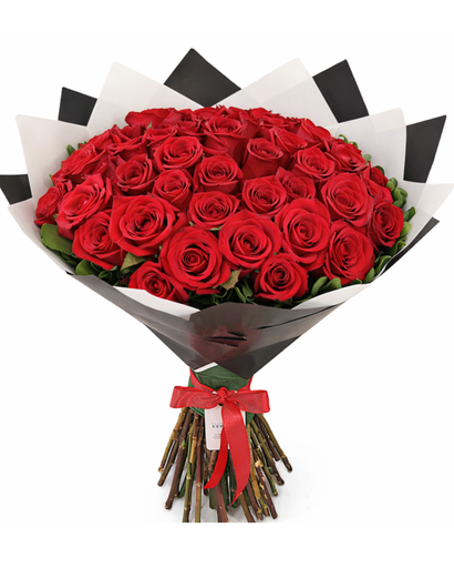 Ramo Scarlet - 50 Rosas