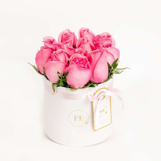 B2 - Pink Box 12 rosas