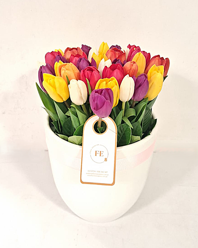 Bowl 30 tulipanes